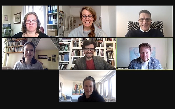 Screenshot of a zoom meeting.