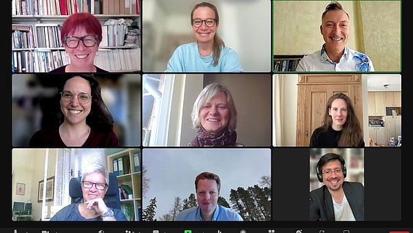 Screenshot of a zoom meeting.